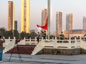 九江市政府也可升国旗